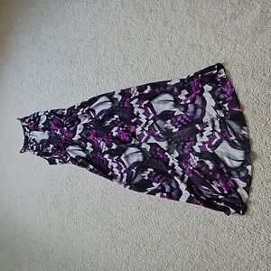 ***donated***Guess hi-low purple floral dress